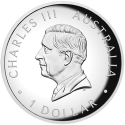 Ausztrál kenguru színes 1 uncia ezüst 2024 Proof magas domborzat