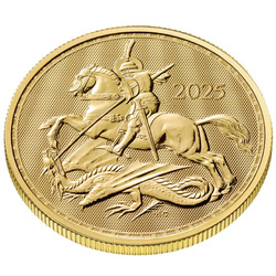 St George and the Dragon 1 oz Gold 2025