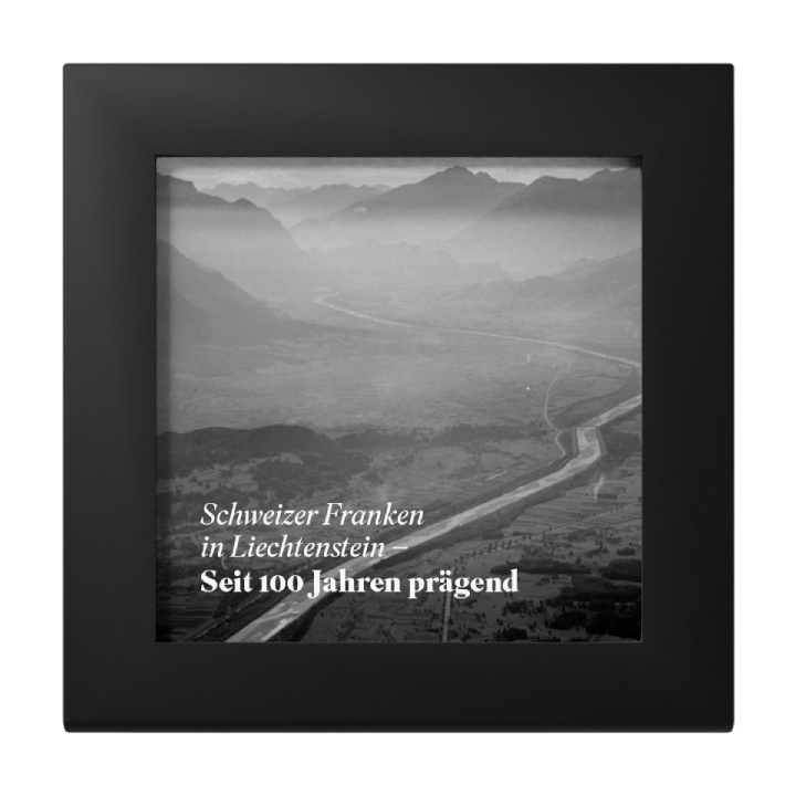 Liechtenstein: 100 years of the Swiss Franc in Liechtenstein 0,5 grama Złota 2024 Proof