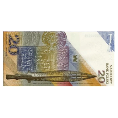NBP Banknote Millennium der Krönung von Bolesław dem Tapferen 20 Zloty 2025