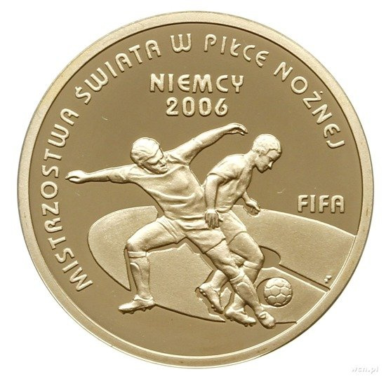 XVIII Mistrzostwa Świata w piłce nożnej Niemcy 2006 8 gramów Złota Proof
