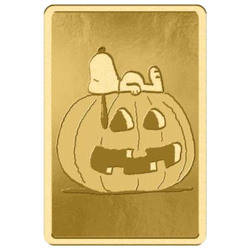 Lingot d'or Peanuts - Pumpkin 60th Anniversary 0,5 g d'or 2026 Prooflike