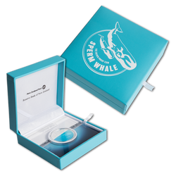 Esperma de ballena esperma de ballena coloreado 1 oz Plata 2018 Proof