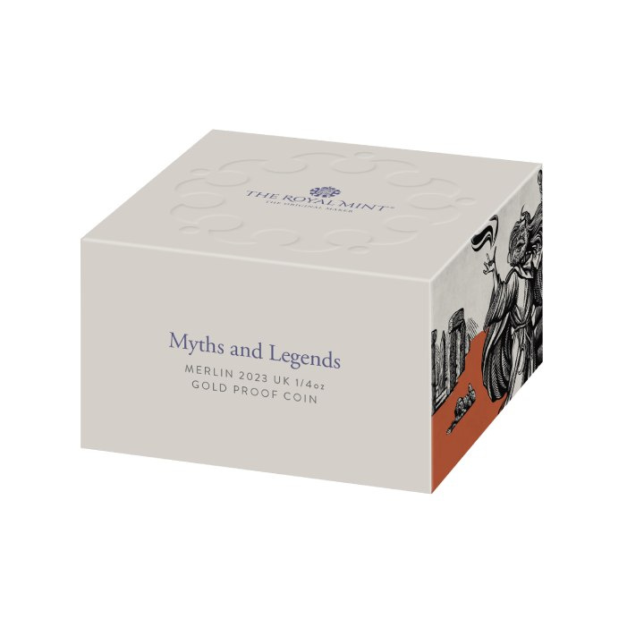 Myths & Legends: Merlin 1/4 uncji Złota 2023 Proof