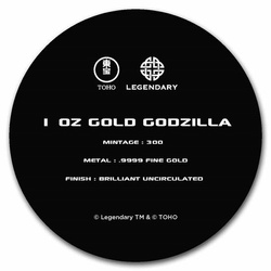 Niue: Godzilla 1 uncia arany 2021