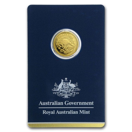 Ausztrál kenguru 1/10 uncia arany 2018 Royal Australian Mint