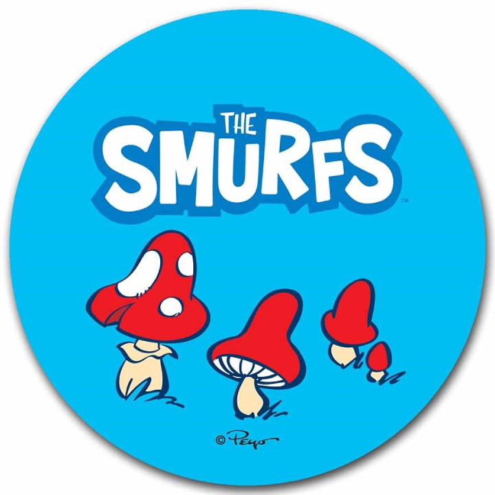 Niue: Smurfs - 65th Anniversary coloured 2 oz Silber 2023 Proof High Relief