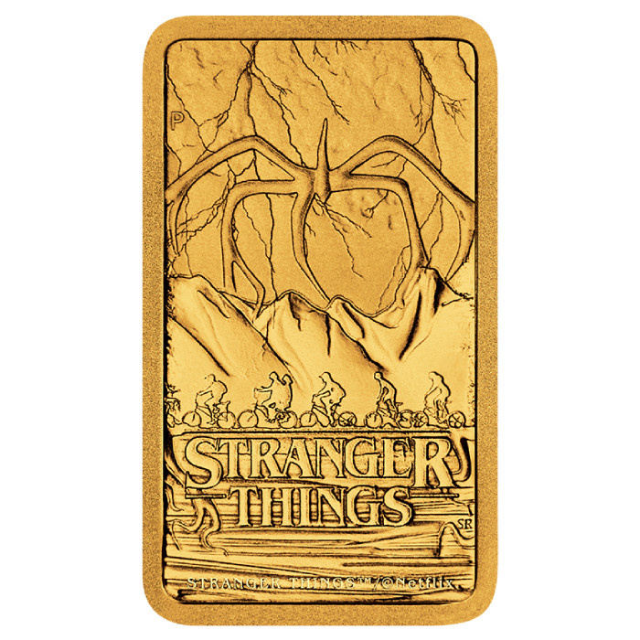 Lingote de oro Stranger Things 1 g de oro 2026