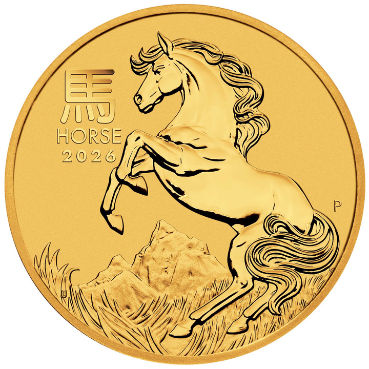 Perth Mint: Lunar III - Anno del Cavallo 1/20 oncia d'oro 2026
