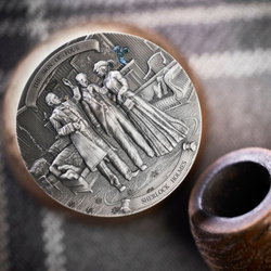 Niue: Sherlock Holmes – Znamení čtyř 5 $ 2 unce stříbra 2024