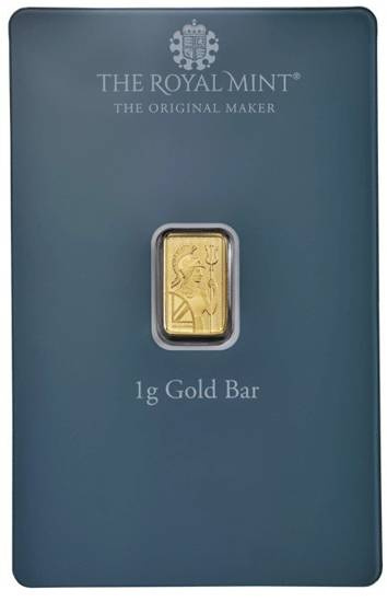 1 gramme Lingot d'or Britannia Happy Birthday