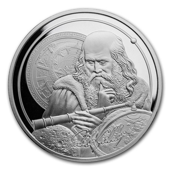 Ikony inspiracji - Galileo 1 uncja Srebra 2021