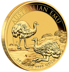 Australijski Emu 1 uncja Złota 2020 PAKIET 5 SZTUK