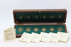 Set de 6 monedas de Oro "Bosque Alemán