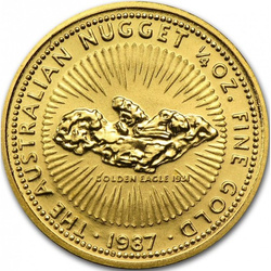 Nugget 1/4 oz Gold Verschiedene Jahrgänge