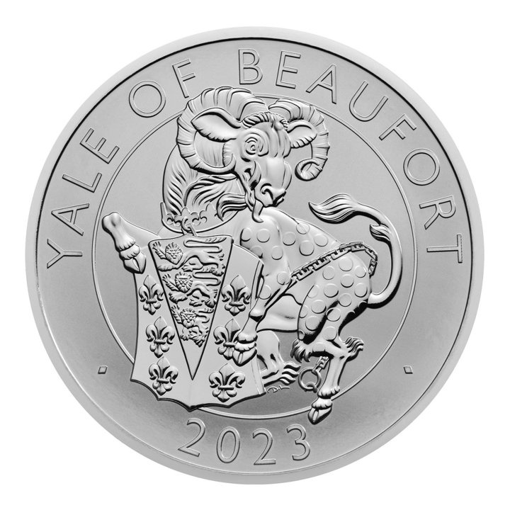 Set 2 monede The Royal Tudor Beasts The Yale of Beaufort 2 x 1 oz 2023 Proof