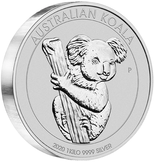 Koala 1000 gramów Srebra 2020