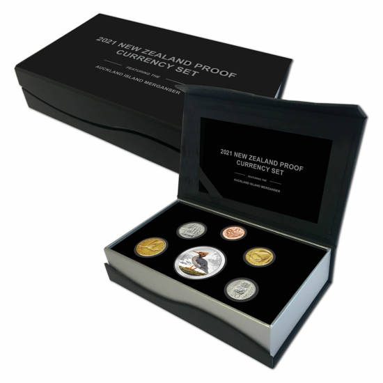 Zestaw New Zealand Proof Currency Tracz nowozelandzki 2021 Proof