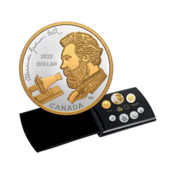 Ensemble Canada : Alexander Graham Bell - Grand inventeur 7 pièces en argent 2022 Proof