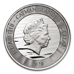 Cayman Islands: Marlin 1 oz Silver 2020