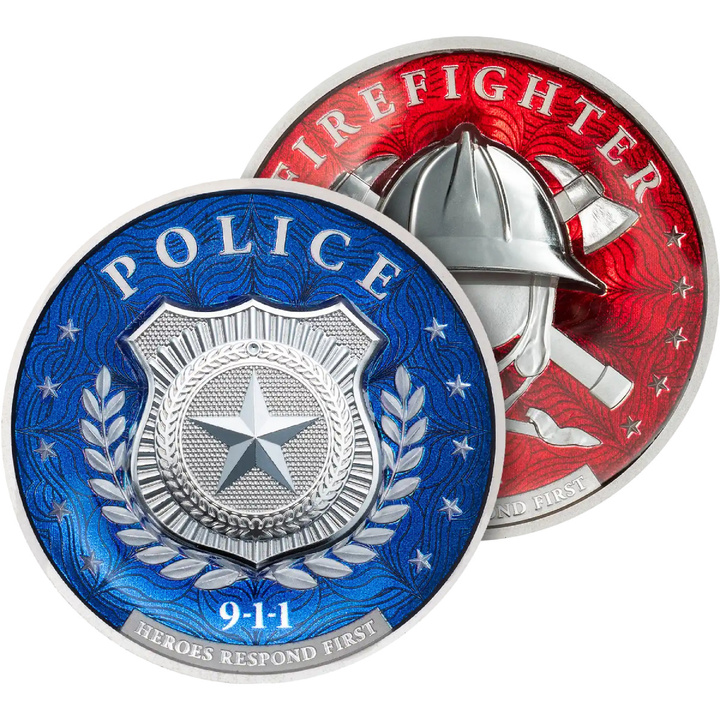 Set de 2 Monede de Argint First Responders Set 2 x 1 uncie de Argint 2026 Proof