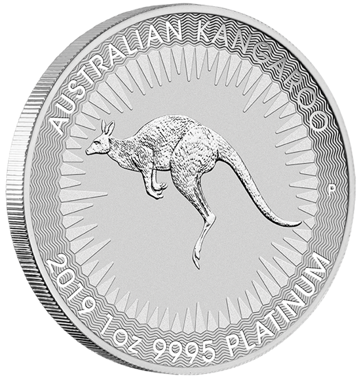 Australijski Kangur 1 Uncja Platyny 2019 PAKIET 10 SZTUK