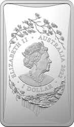 Bar Lunar: Year of the Tiger 1/2 oz Silver 2022 Frosted Ingot
