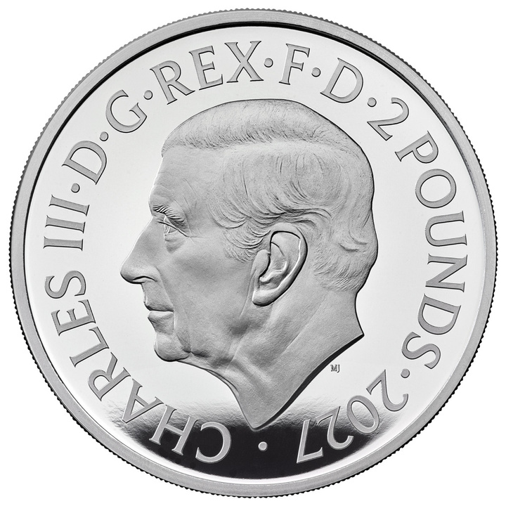 Stříbrná mince The Royal Mint: Lunar - Rok ovce 1 unce stříbra 2027 Proof