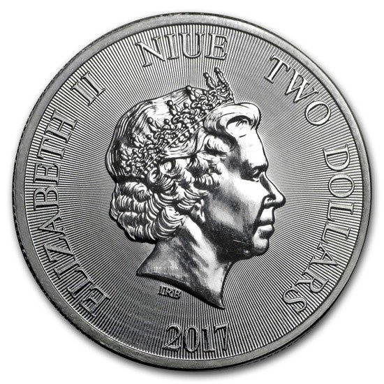 Niue Panda 1 oz Plata 2017