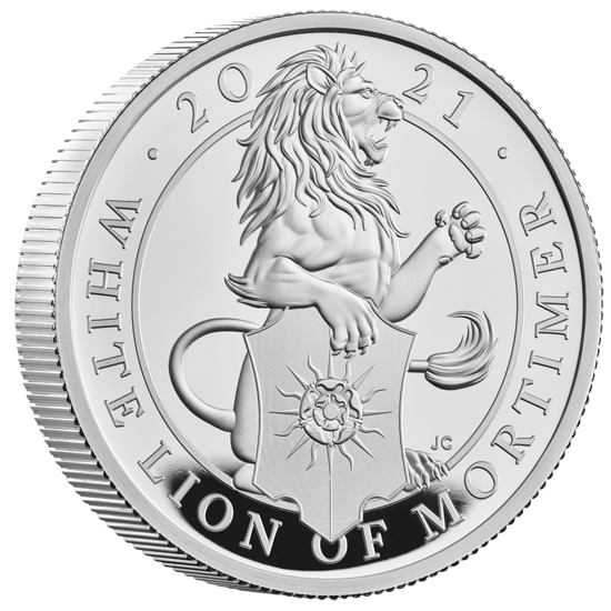 The Queen’s Beasts 2021: Set of 10 coins 2 oz Silber Proof