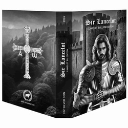 Niue: Camelot – Sir Lancelot 1 unce stříbra 2024 Matte Proof Special Blister