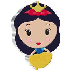 Niue: Disney - Snow White Chibi Coin kolorowany 1 uncja Srebra 2021 Proof