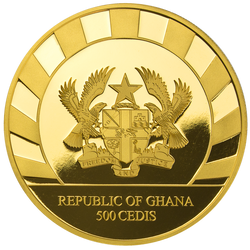 Ghana: Giants of the Ice Age - Renifer 1 uncja Złota 2022