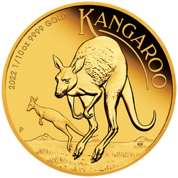 Australisches Känguru 1/10 oz Gold 2022 Proof