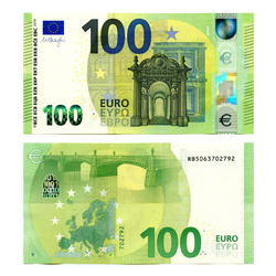 Banknote 100 Euro (100 EUR) UNC 100 pcs