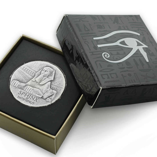 Chad: ERS Esfinge 5 oz Plata 2019 Moneda Antigua