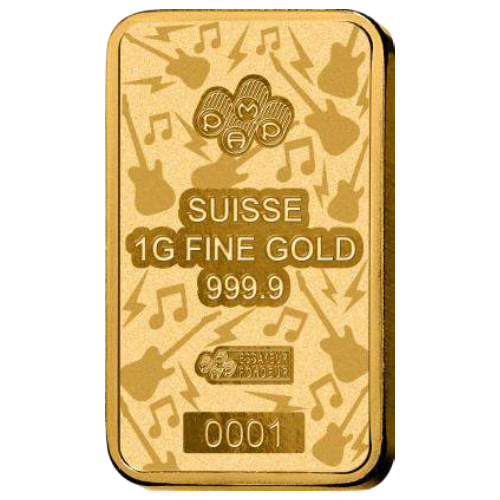 Pamp Gold Bar: Fender 80th Anniversary 1 gram Gold 2026
