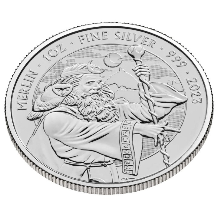 Myths & Legends: Merlin 1 oz Silver 2023