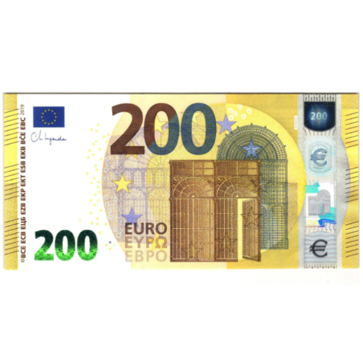 200 eurós bankjegy (200 EUR) forgalomban