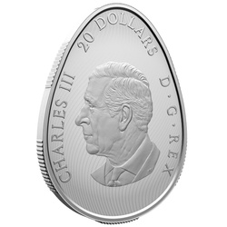 Canada: Uovo di Pasqua $20 colorato Argento 2025 Proof