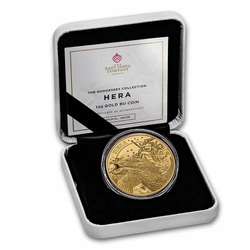 St Helena: Goddess - Hera and the Peacock 1 oz Gold 2022
