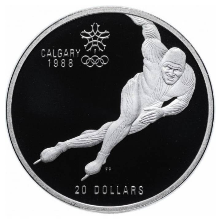 Kanada: Sada 10 mincí Calgary Olympic Games 1988