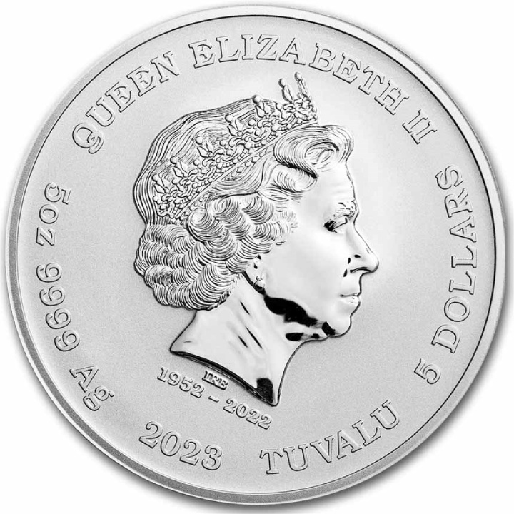 Tuvalu: Fekete zászló – The Fancy 5 uncia ezüst 2023