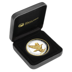 Australian Wedge-Tailed Eagle 5 oz Silver 2023 Gilded Proof High Relief 