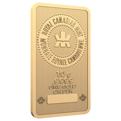 The Royal Canadian Mint - Barre lunaire de l'année du cheval 10 grammes d'or 2026