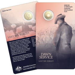Aluminium Bronze Coin Dawn Service Colored $2 2026 'C' Mintmark