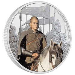 Niue: The Lord of the Rings - Legolas coloured 1 oz Silver 2021 Proof