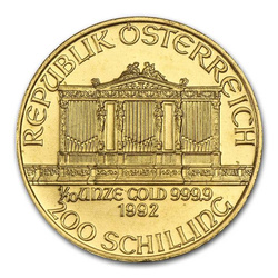 Wiedeński Filharmonik 1/10 uncji Złota 1992