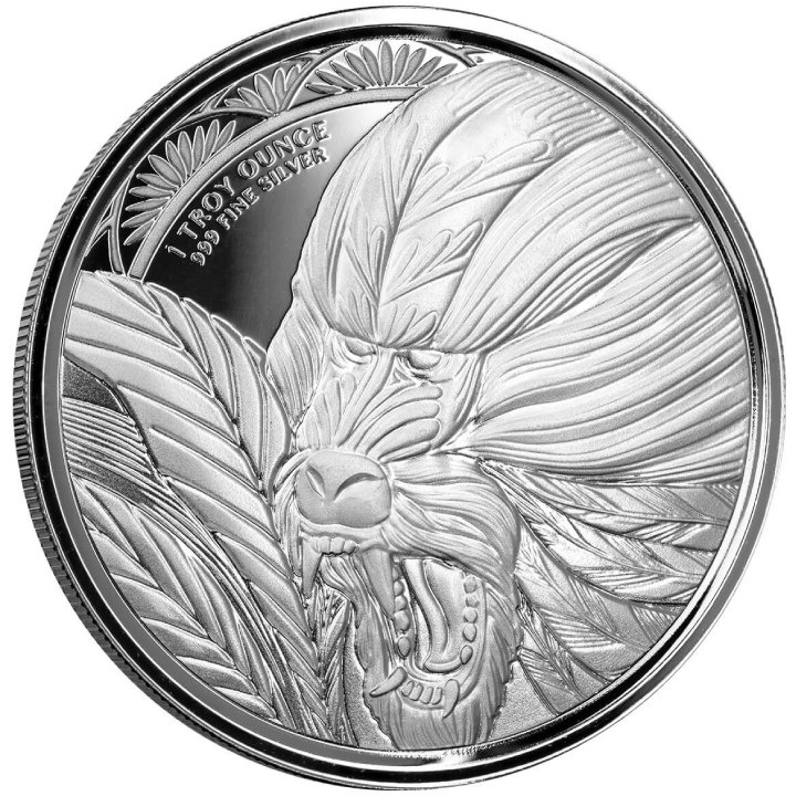 Cameroon: Mandrill 1 oz Silver 2022