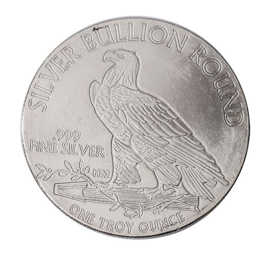Indian Design 1 uncja Srebra Round